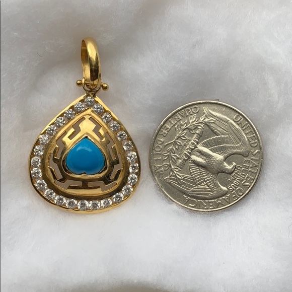 🆕 Just in: gorgeous brand new turquoise pendant - Picture 4 of 5